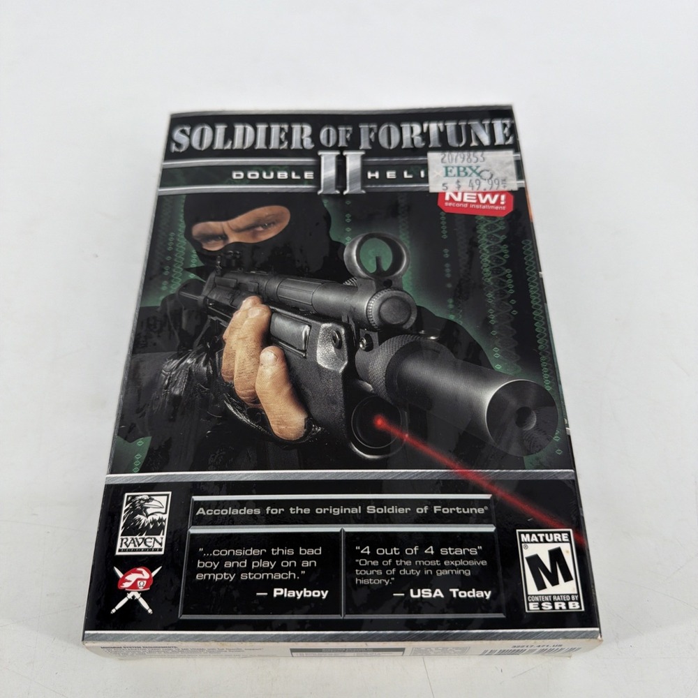 Soldier of Fortune II 2 Double Helix (Raven 2002) PC CDROM